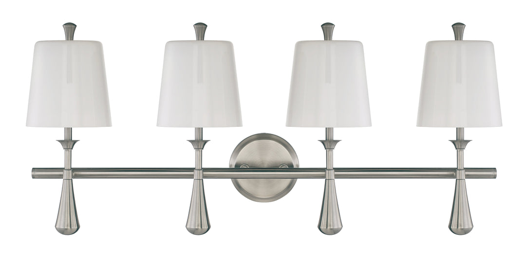 CRAFTMADE Palmer 4 Light Vanity in Brushed Polished Nickel