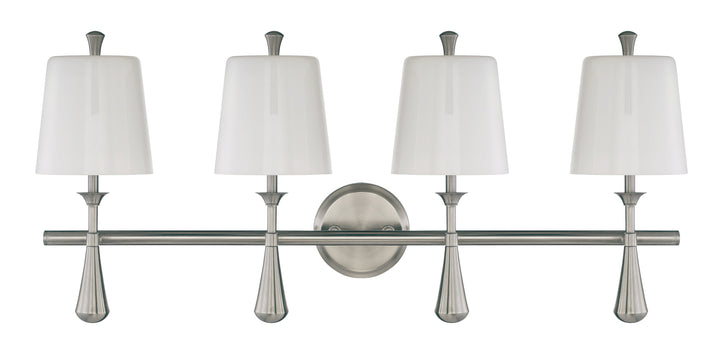 CRAFTMADE Palmer 4 Light Vanity in Brushed Polished Nickel