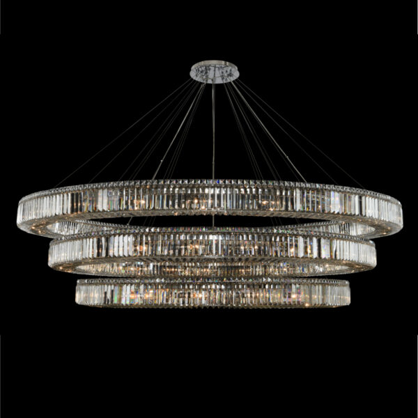 Rondelle (60 + 72 + 84) Inch 3 Tier Pendant Allegri