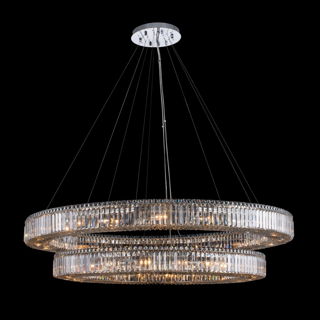 Allegri Rondelle 2 Tier Pendant (47" + 60")