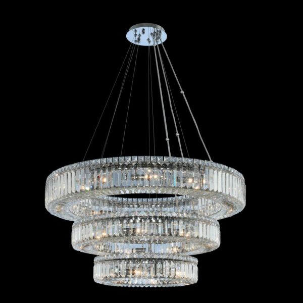 Rondelle (18 + 26 + 36) Inch 3 Tier Pendant Allegri