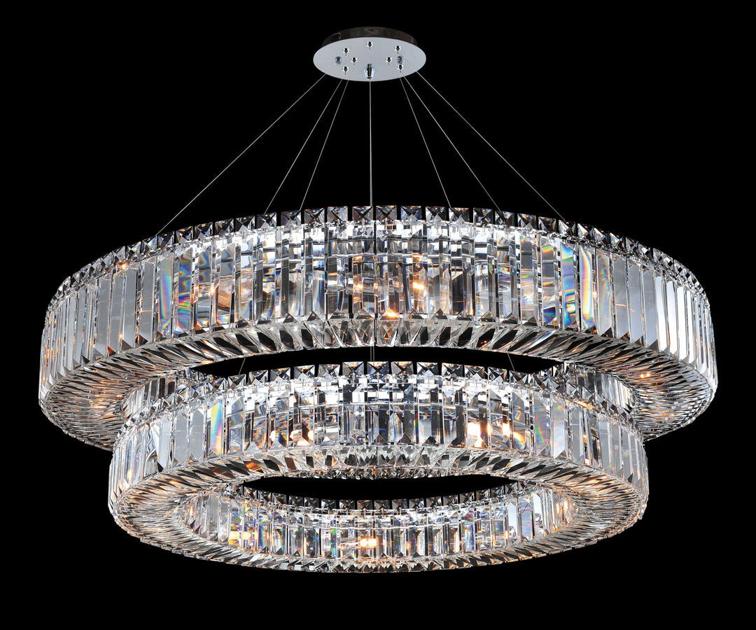 Allegri Rondelle 36 Inch 2 Tier Pendant