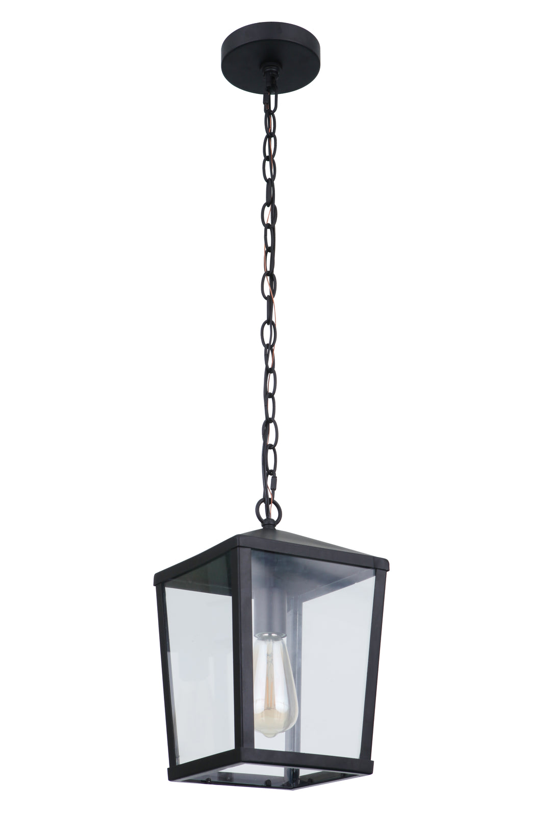 CRAFTMADE Olsen 1 Light Medium Outdoor Pendant in Midnight