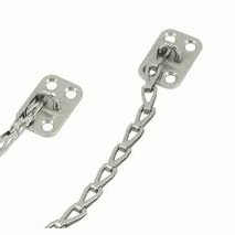 DELTANA 12 Inch Deltana Transom Chain (Brushed Nickel Finish)