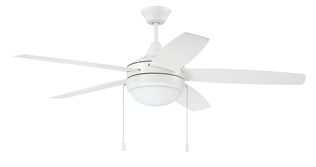 CRAFTMADE 52" Phaze Energy Star 5 in White w/ White Blades