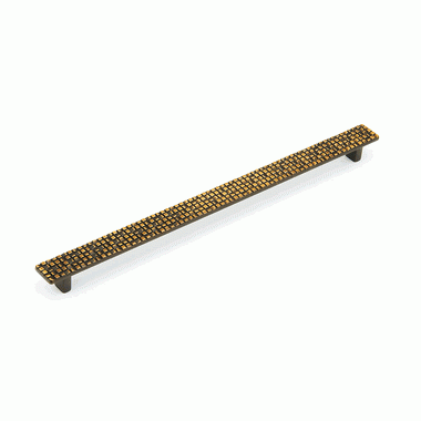 SCHAUB 14 1/2 Inch (12 1/2 Inch c-c) Mosaic Pull (French Antique Bronze Finish)