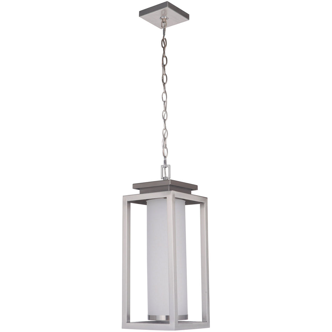 CRAFTMADE Vailridge 1 Light Large LED Outdoor Pendant in Stainless Steel