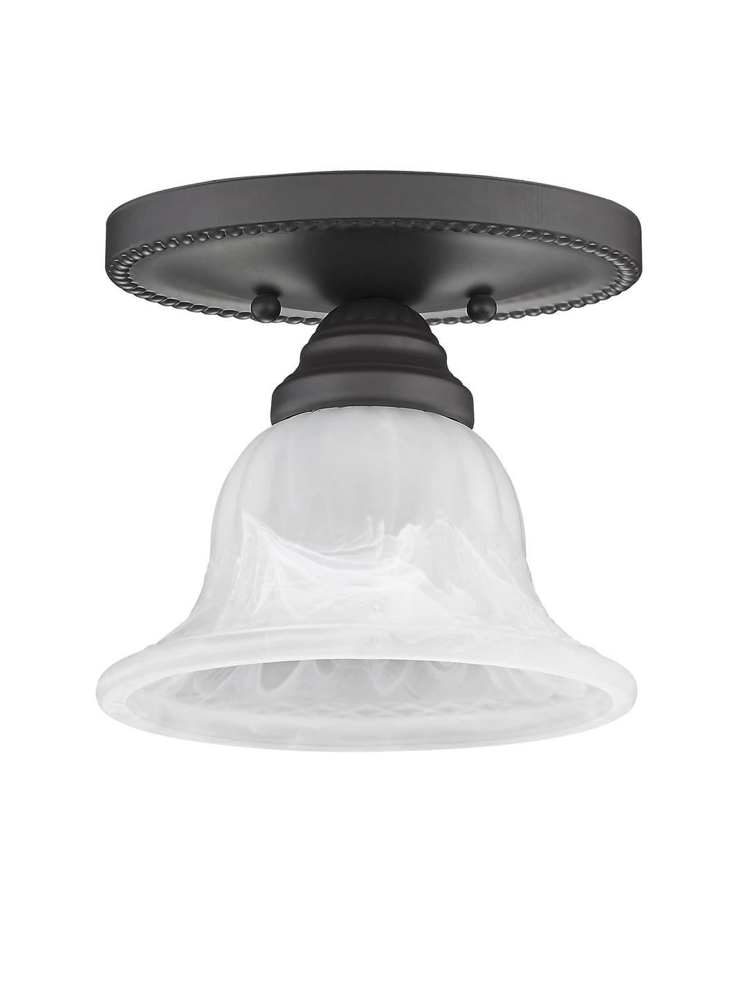 1 Light Bronze Ceiling Mount Livex