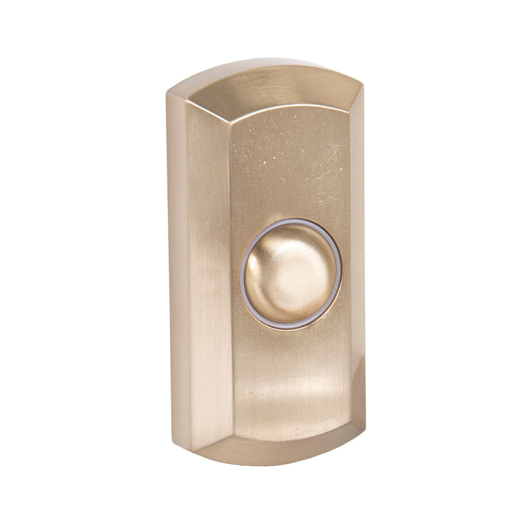 CRAFTMADE Surface Mount LED Lighted Push Button in Satin Brass