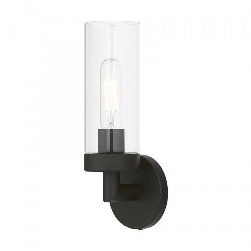 1 Light Black ADA Single Sconce Livex