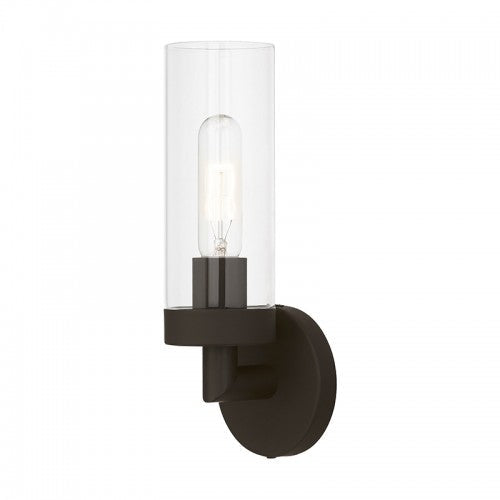 1 Light Bronze ADA Single Sconce Livex