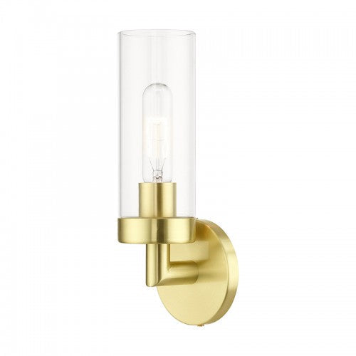 1 Light Satin Brass ADA Single Sconce Livex