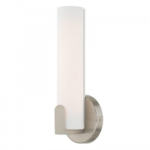 8W LED Brushed Nickel ADA Wall Sconce Livex