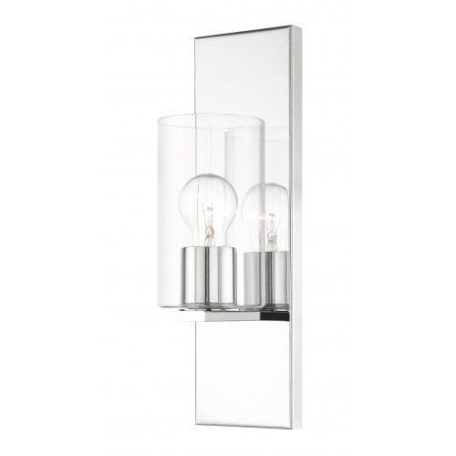 1 Light Polished Chrome Wall Sconce Livex