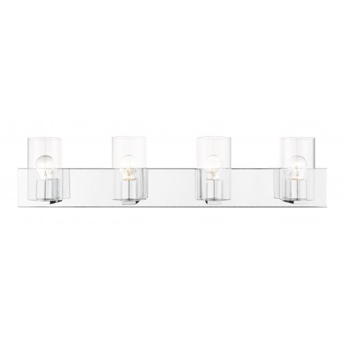 4 Light Polished Chrome Bath Vanity Livex