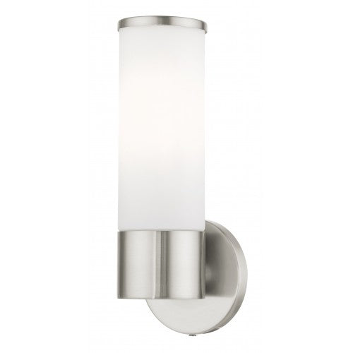 1 Light Brushed Nickel ADA Vanity Sconce Livex