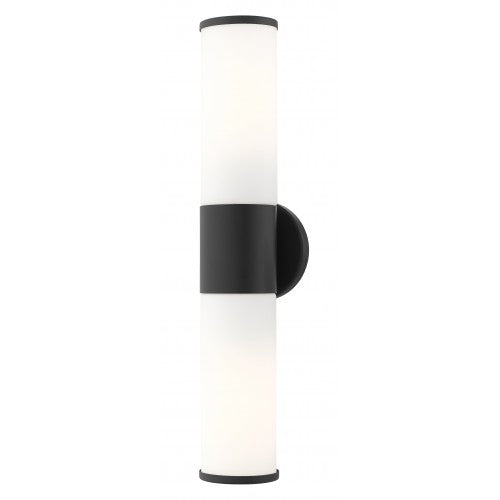 2 Light Black ADA Vanity Sconce Livex