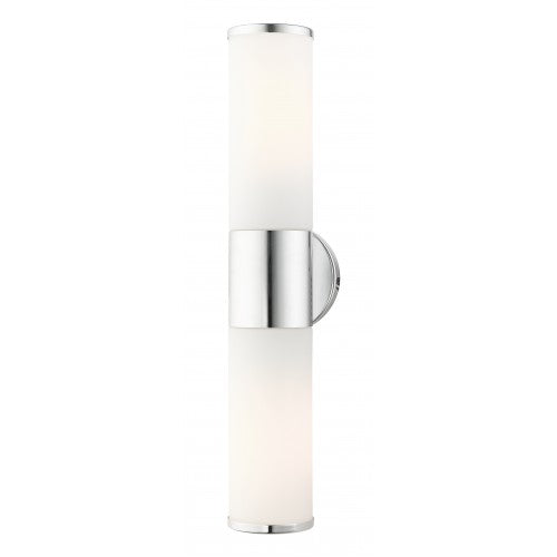 2 Light Polished Chrome ADA Vanity Sconce Livex