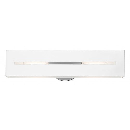 2 Light Polished Chrome ADA Vanity Sconce Livex