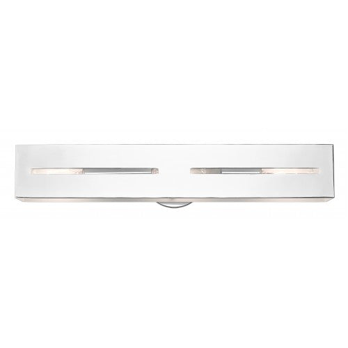 3 Light Polished Chrome ADA Vanity Sconce Livex