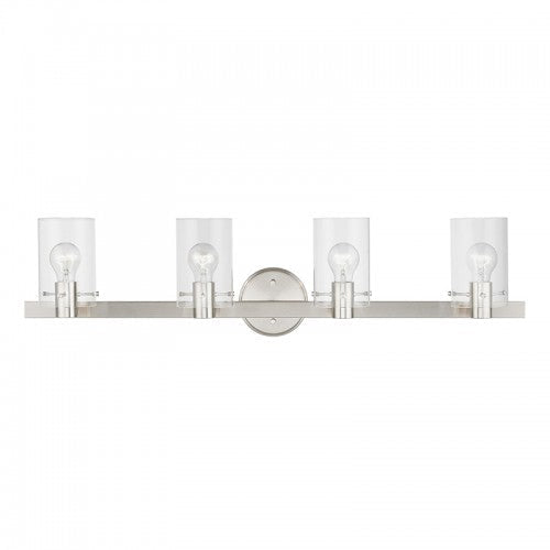 4 Light Brushed Nickel Vanity Sconce Livex