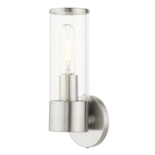 1 Light Brushed Nickel ADA Single Sconce Livex