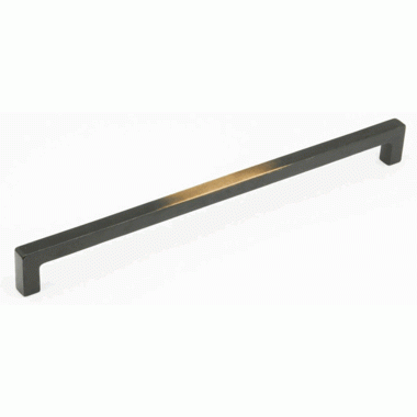 SCHAUB 18 3/4 Inch (18 Inch c-c) Vinci Appliance Pull (Antique Bronze Finish)