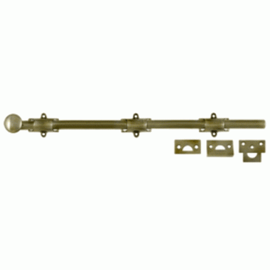 DELTANA 18 Inch Deltana Heavy Duty Surface Bolt (Antique Brass Finish)