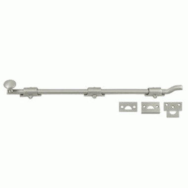 DELTANA 18 Inch Deltana Offset Heavy Duty Surface Bolt (Antique Nickel Finish)