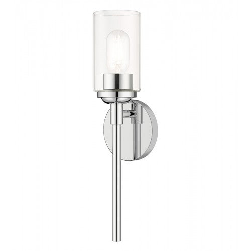 1 Light Polished Chrome ADA Sconce Livex