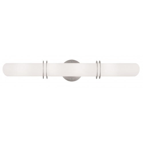 4 Light Brushed Nickel Bath Light Livex