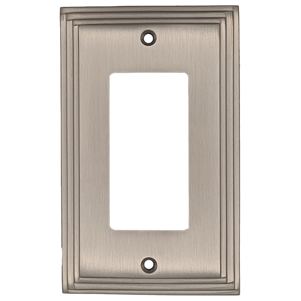 COPPER MOUNTAIN HARDWARE Kingston Classic Stepped Wall Plate (Satin Nickel)