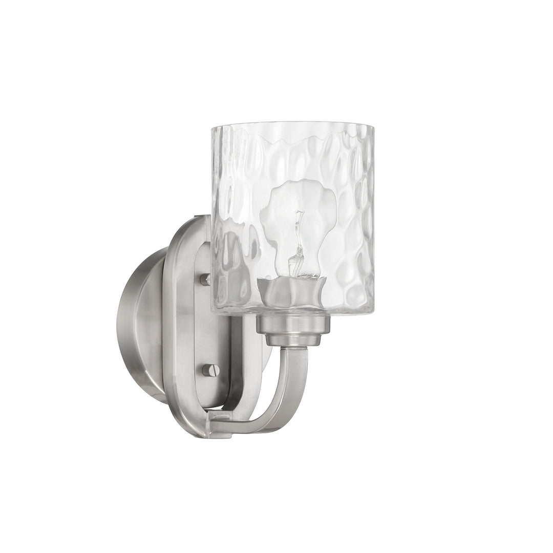 CRAFTMADE Collins 1 Light Wall Sconce in Brushed Polished Nickel