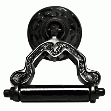 COPPER MOUNTAIN HARDWARE 2 1/2 Inch Wood Temple Drop Pull (Oil Rubbed Bronze Finish)