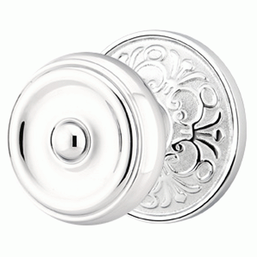 EMTEK Emtek Solid Brass Waverly Door Knob Set With Lancaster Rosette