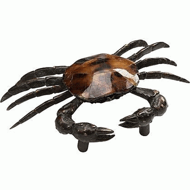 SCHAUB 2 3/8 Inch (1 5/8 Inch c-c) Symphony Neptune Sea Crab Pull (Tiger Penshell Finish)