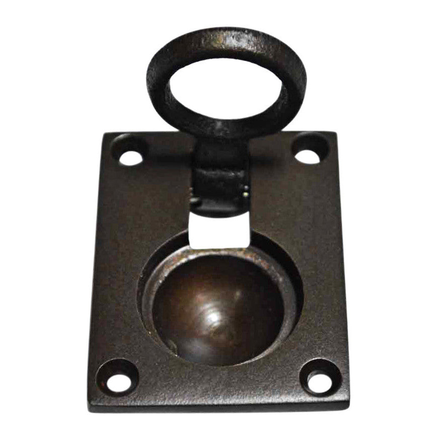 COPPER MOUNTAIN HARDWARE 2 Inch Modern Illusion Ring Pull (Oil Rubbed Bronze Finish)