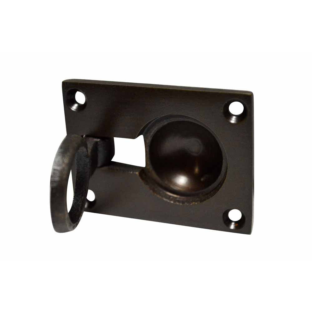 COPPER MOUNTAIN HARDWARE 2 Inch Solid Brass Providence Diameter Drawer Ring Pull (Oil Rubbed Bronze)