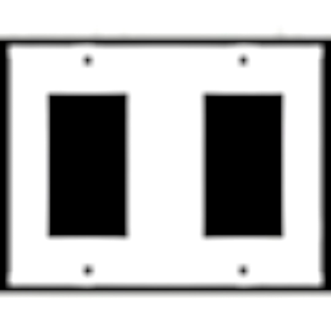 Fleur-De-Lis Wall Plate (Antique Copper Finish)