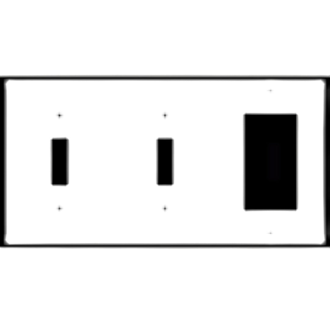 Bamboo Style Wall Plate (Oil Rubbed Bronze Finish)