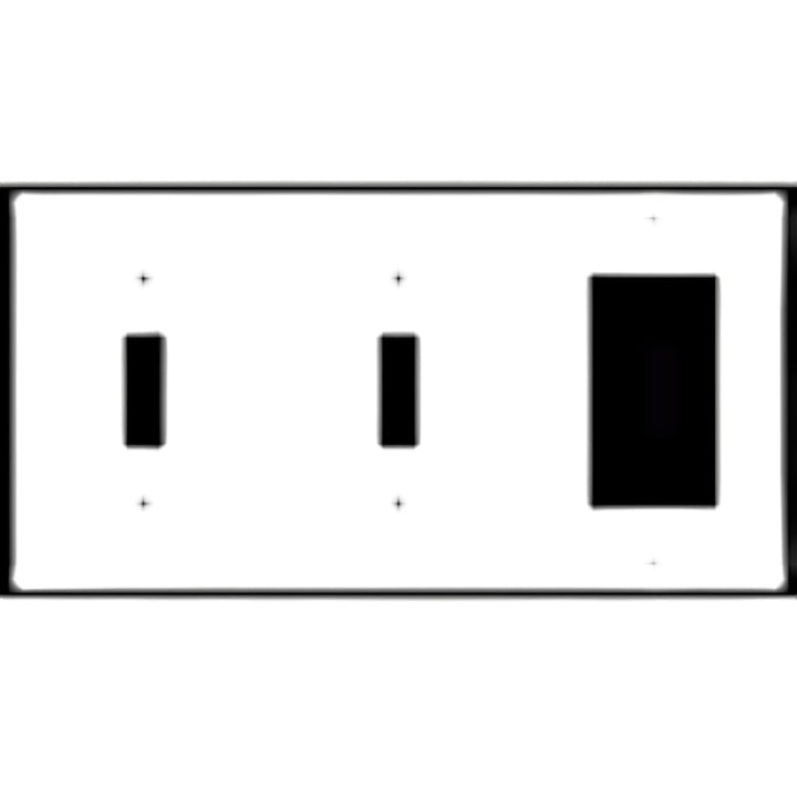 Bamboo Style Wall Plate (Oil Rubbed Bronze Finish)