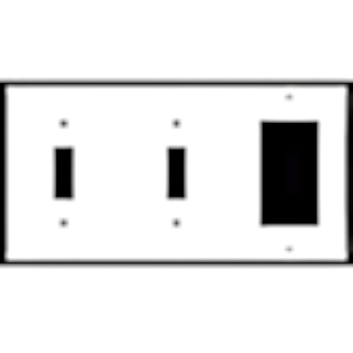 Oak Leaf Wall Plate (Matte Nickel Finish)