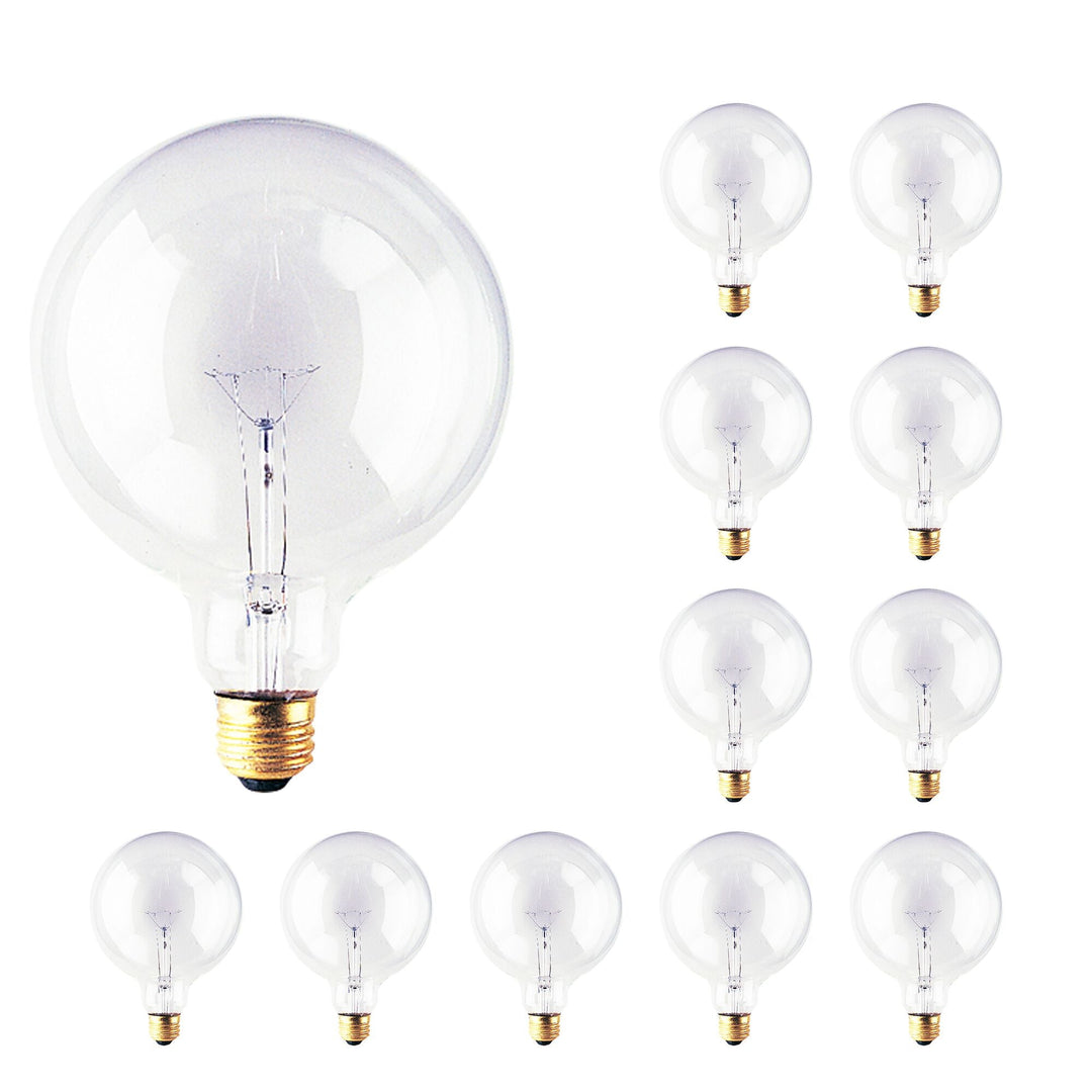 Bulbrite 40W G40 GLOBE CLEAR E26 125V-12PK