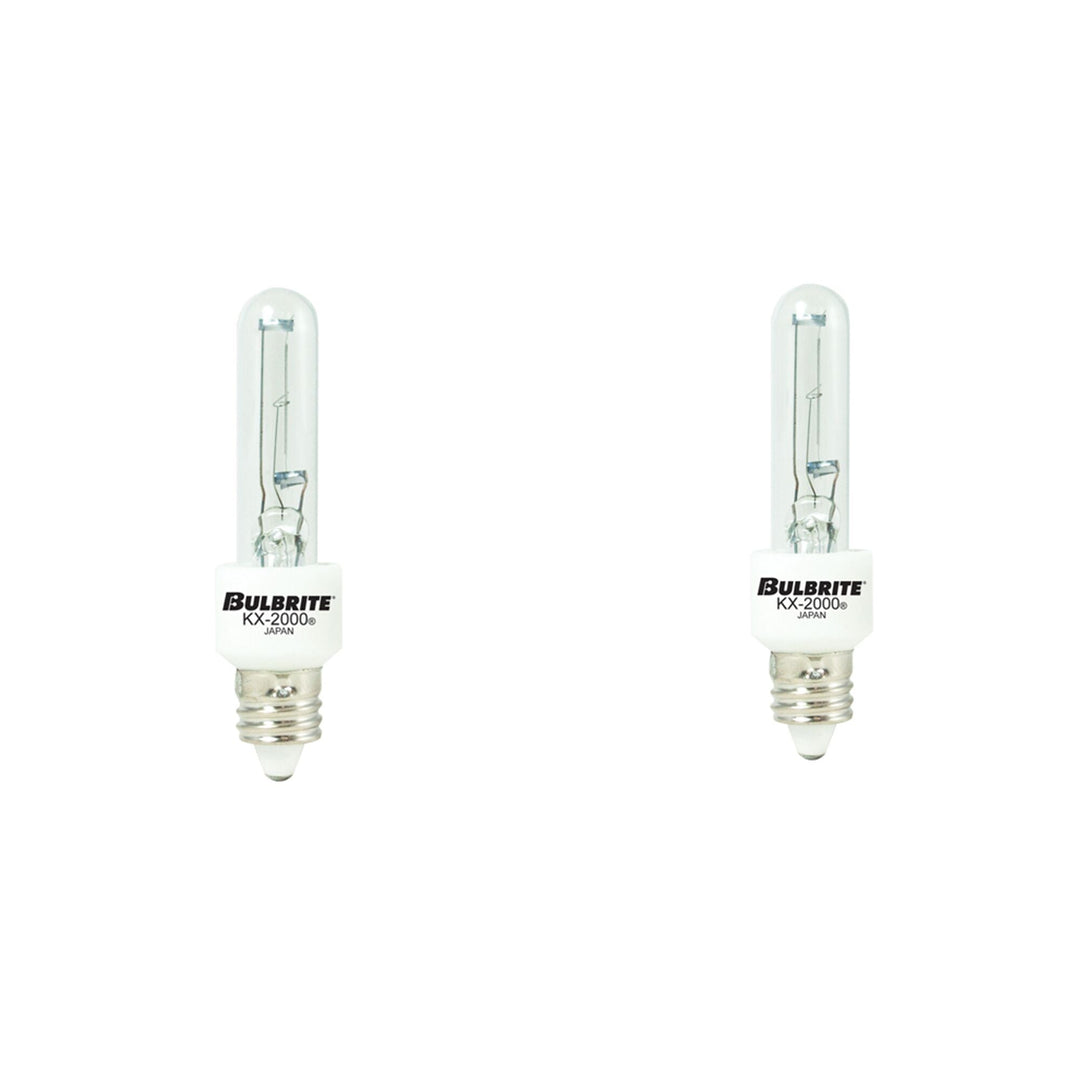 Bulbrite 40W T3 KX2000 CLEAR E11 120V-2PK