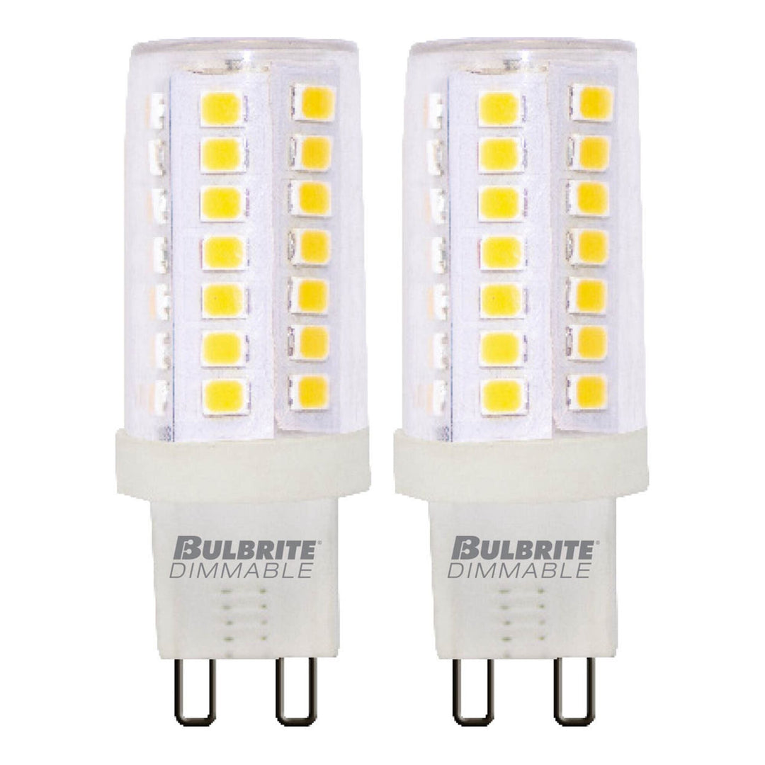 Bulbrite 5W LED G9 CLEAR 2700K DIMMABLE 120V-2PK