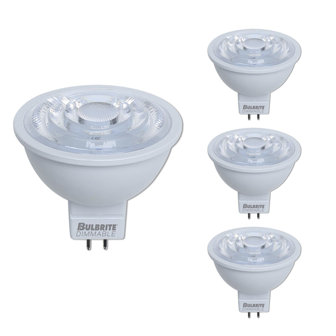 Bulbrite 6.5W LED MR16 2700K FLOOD DIMMABLE 90CRI 12V-4PK