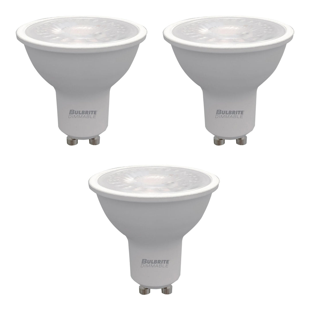 Bulbrite 5.5W LED PAR16 GU10 3000K FLOOD DIMMABLE 90CRI 120V-3PK