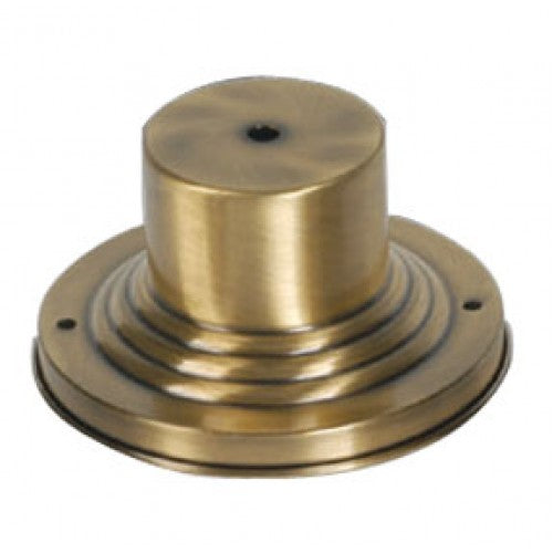 Antique Brass Outdoor Pier Mount Adapter Livex