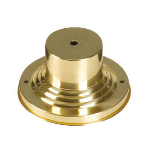 Polished Brass Outdoor Pier Mount Adapter Livex