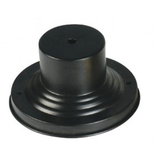 Black Outdoor Pier Mount Adapter Livex